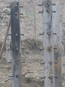 saldatura connettori con testa su pali fondazione parcheggio sotterraneo Milano crteurosaldature_com